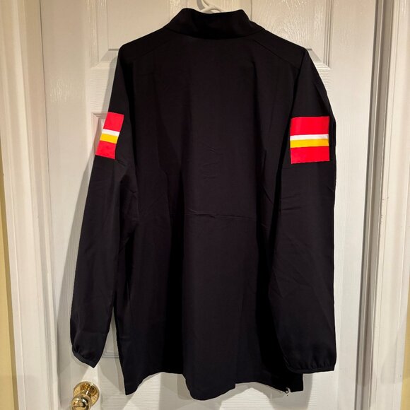 Calgary Flames adidas NHL climalite Quarter-Zip Pullover Jacket - Picture 4 of 4